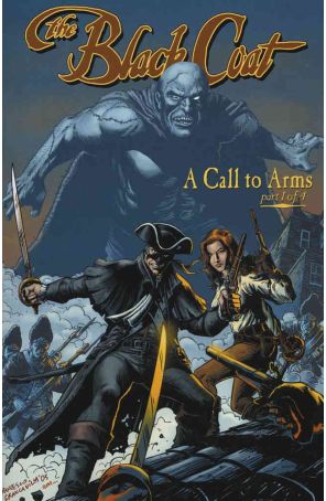 Black Coat: A Call to Arms 1 published by Ape with cover art by Francesco Francavilla