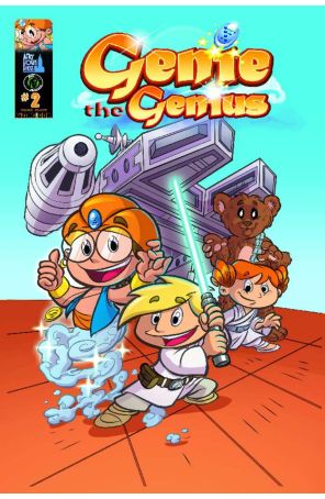 Genie the Genius 2 published by Ape with cover art by Massimo Asaro