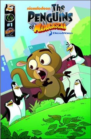 Penguins of Madagascar (Vol. 2) 1 published by Ape with cover art by Antonio Campo