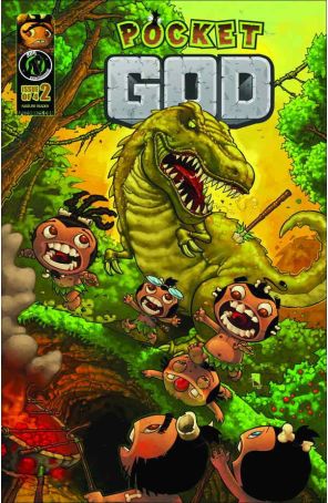 Pocket God 2 published by Ape with cover art by Rolando Mallada