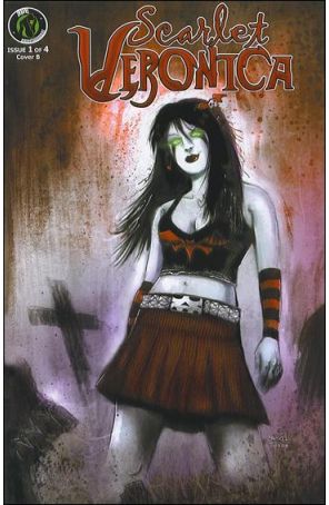 Scarlet Veronica 1B published by Ape with cover art by Drew Rausch