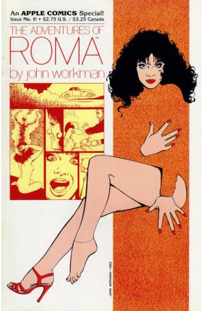 Adventures of Roma 1 published by Apple with cover art by John Workman