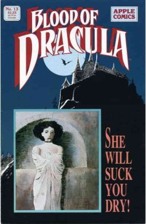 Blood of Dracula 13 published by Apple with cover art by Scott Hampton