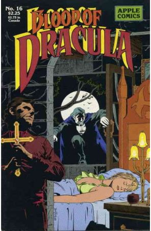 Blood of Dracula 16 published by Apple with cover art by Hanther