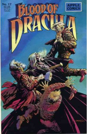 Blood of Dracula 17 published by Apple with cover art by Bernie Wrightson