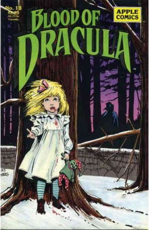 Blood of Dracula 18 published by Apple with cover art by Mike Vosburg