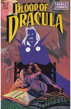 Blood of Dracula 2 published by Apple with cover art by Mark Wheatley