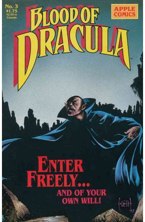 Blood of Dracula 3 published by Apple with cover art by Sam Kieth