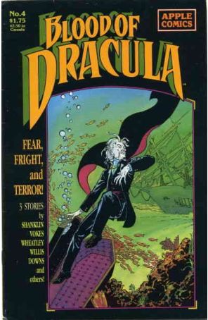 Blood of Dracula 4 published by Apple with cover art by Damon Willis