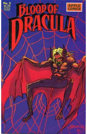 Blood of Dracula 5 published by Apple with cover art by Mark Wheatley