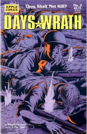 Days of Wrath 2 published by Apple with cover art by Wayne Vansant