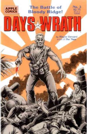 Days of Wrath 3 published by Apple with cover art by Wayne Vansant