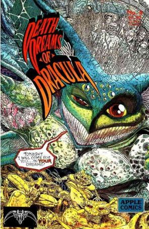 Death Dreams of Dracula 4 published by Apple with cover art by Mark Wheatley, Bruce Patterson