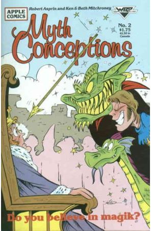 Myth Conceptions 2 published by Apple with cover art by Ken Mitchroney