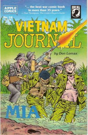 Vietnam Journal 16 published by Apple with cover art by Don Lomax