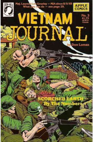 Vietnam Journal 3 published by Apple with cover art by Don Lomax
