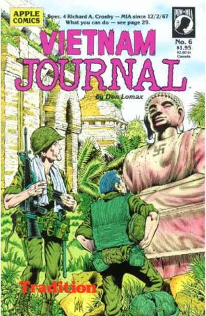 Vietnam Journal 6 published by Apple with cover art by Don Lomax