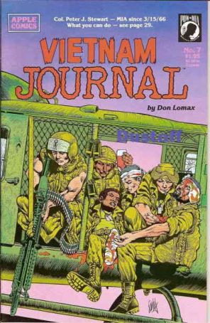 Vietnam Journal 7 published by Apple with cover art by Don Lomax