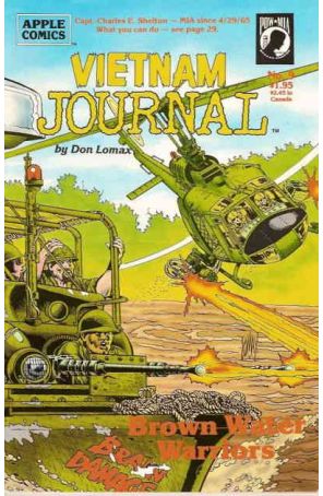 Vietnam Journal 9 published by Apple with cover art by Don Lomax