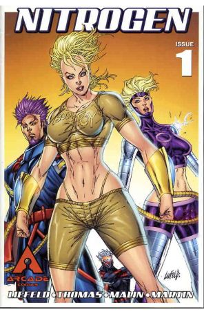 Nitrogen 1B published by Arcade with cover art by rob Liefeld