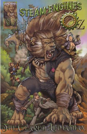 Arcana Studios Presents: Steam Engines of Oz: The Geared Leviathan 2 published by Arcana with cover art by Yannis Roumboulias