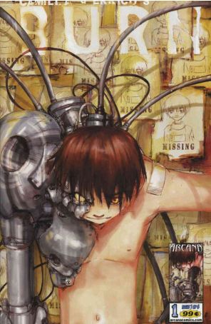 Burn 1 published by Arcana with cover art by Camilla D’Errico