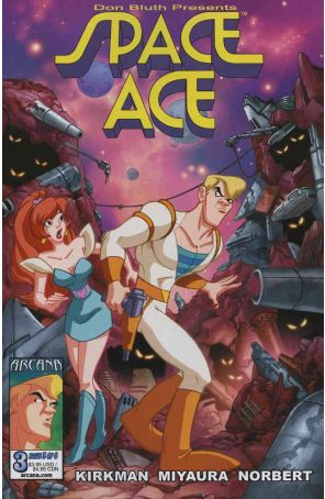 Don Bluth Presents Space Ace 3 published by Arcana with cover art by Paulo Borges