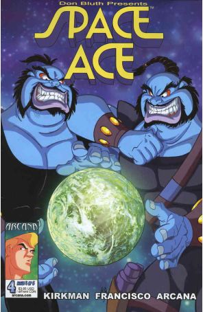 Don Bluth Presents Space Ace 4 published by Arcana with cover art by Paulo Borges