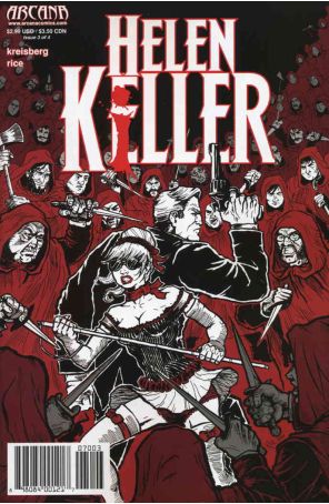 Helen Killer 3 published by Arcana with cover art by Matthew JLD Rice