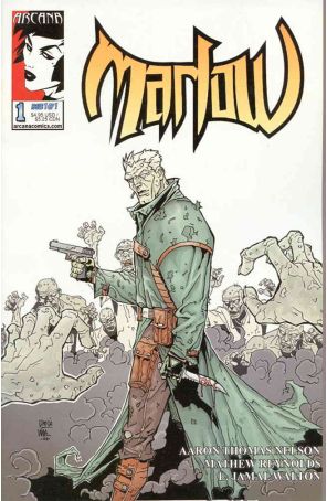 Marlow 1 published by Arcana with cover art by Dario Carrasco and Mathew Reynolds (back cover)