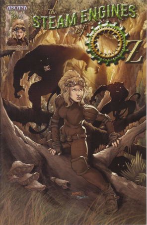 Steam Engines of Oz 1 published by Arcana with cover art by Yannis Roumboulias