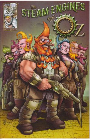 Steam Engines of Oz 2 published by Arcana with cover art by Yannis Roumboulias
