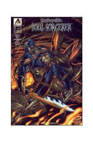 Prophecy of the Soul Sorcerer 2A published by Arcane with cover art by Patrick Blaine