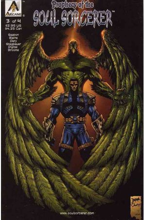 Prophecy of the Soul Sorcerer 3 published by Arcane with cover art by Patrick Blaine