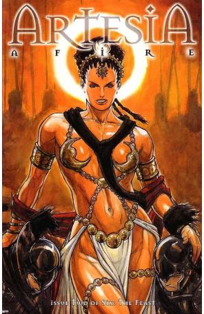 Artesia Afire 2 published by Archaia with cover art by Mark Smylie