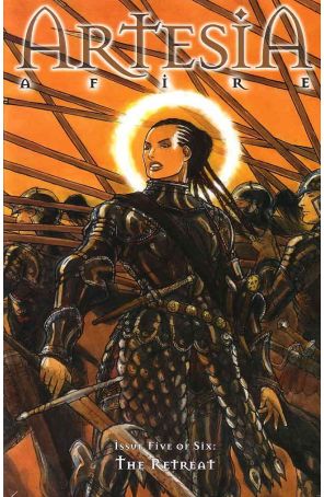 Artesia Afire 5 published by Archaia with cover art by Mark Smylie