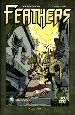 Feathers 2 published by Archaia with cover art by Jorge Corona