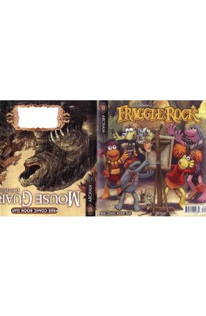Mouse Guard/Fraggle Rock Flip Book FCBD 2010 published by Archaia with cover art by David Petersen, Jake Myler (back cover)