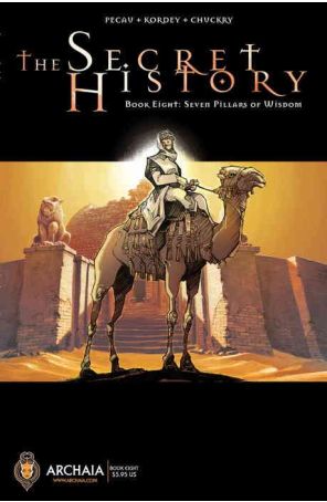 The Secret History 8 published by Archaia with cover art by Manchu and Olivier Vatine