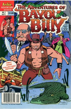The Adventures of Bayou Billy 1 (Newsstand) published by Archie with cover art by Amanda Conner