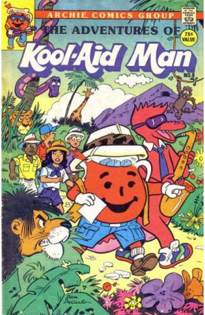 The Adventures of Kool-Aid Man 8 published by Archie with cover art by Dan DeCarlo