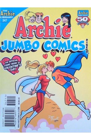 Archie (Jumbo Comics) Double Digest 347 published by Archie with cover art by Dan Parent
