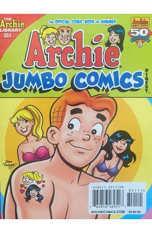 Archie (Jumbo Comics) Double Digest 351 published by Archie with cover art by Dan Parent