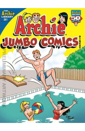 Archie (Jumbo Comics) Double Digest 361 published by Archie with cover art by Dan Parent