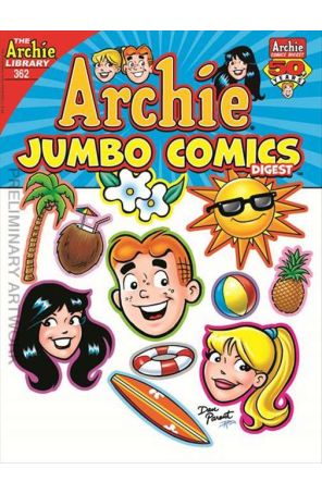 Archie (Jumbo Comics) Double Digest 362 published by Archie with cover art by Dan Parent and Rosario Tito Pena