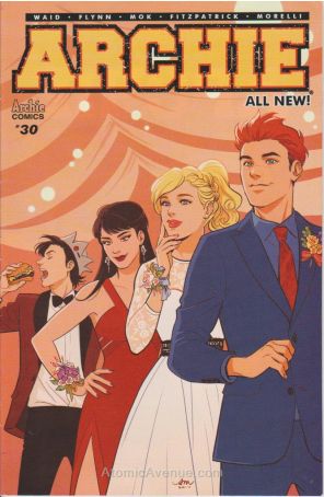Archie (Vol. 2) 30A published by Archie with cover art by Audrey Mok