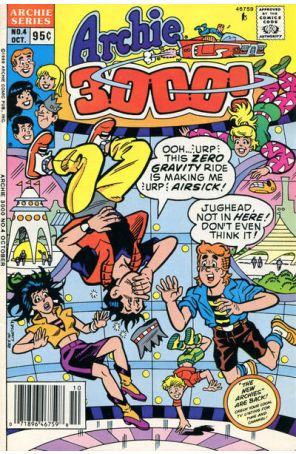 Archie 3000 4 (Newsstand) published by Archie with cover art by Rex W. Lindsey