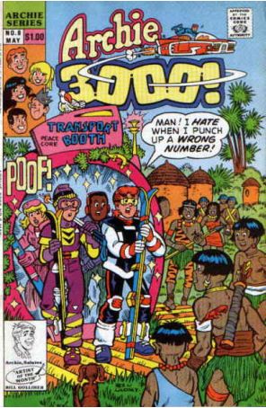 Archie 3000 8 published by Archie with cover art by Rex Lindsey