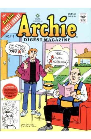 Archie Digest Magazine 118 published by Archie with cover art by Dan DeCarlo
