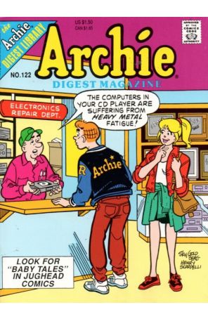 Archie Digest Magazine 122 published by Archie with cover art by Stan Goldberg